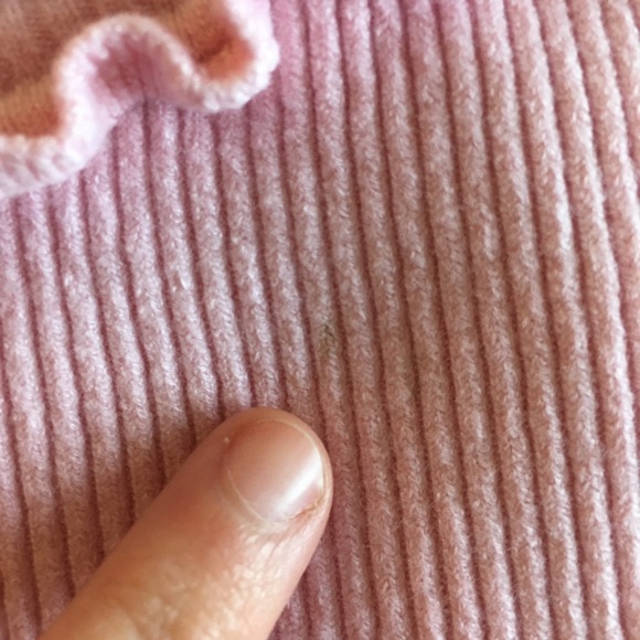 INC Ribbed Pink Ruffle Tank Top - Picture 7 of 8